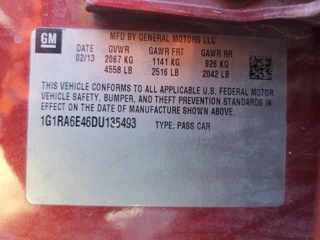 VIN 1G1RA6E46DU135493 2013 Chevrolet Volt no.12