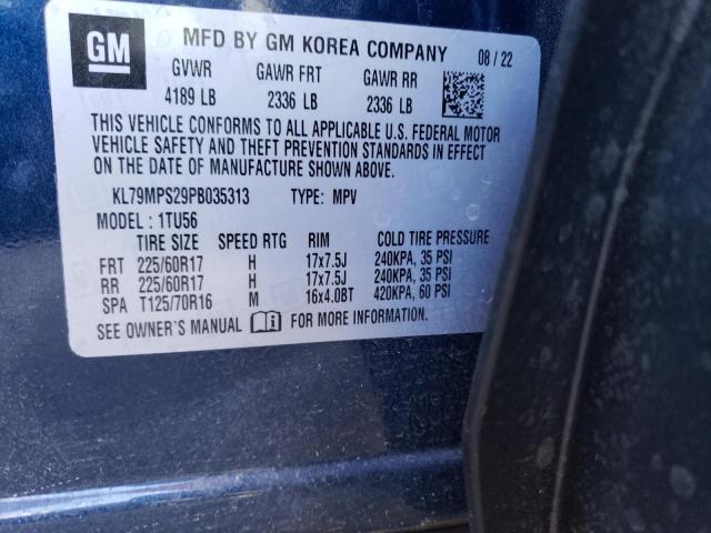 2023 CHEVROLET TRAILBLAZE - KL79MPS29PB035313