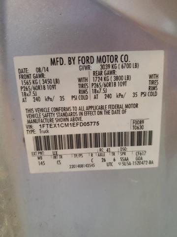 1FTEX1CM1EFD05775 | 2014 FORD F150 SUPER