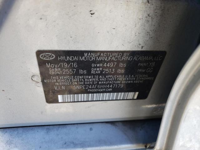 5NPE24AF6HH447179 | 2017 HYUNDAI SONATA SE