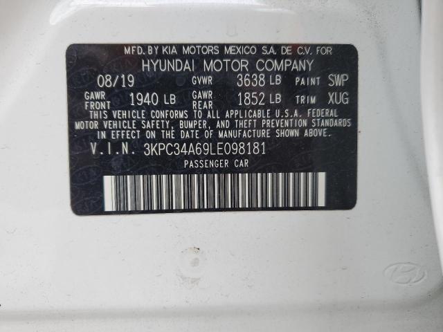 3KPC34A69LE098181 | 2020 HYUNDAI ACCENT LIM