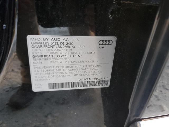 VIN WA1C2AFP1HA083715 2017 Audi Q5, Premium no.12