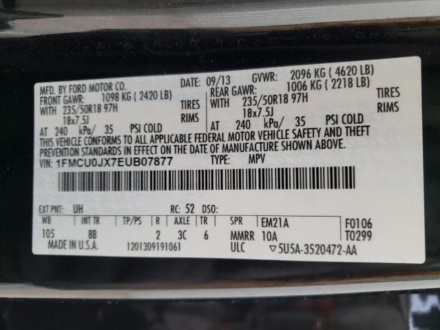 1FMCU0JX7EUB07877 | 2014 FORD ESCAPE TIT