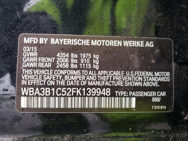 WBA3B1C52FK139948 | 2015 BMW 320 I