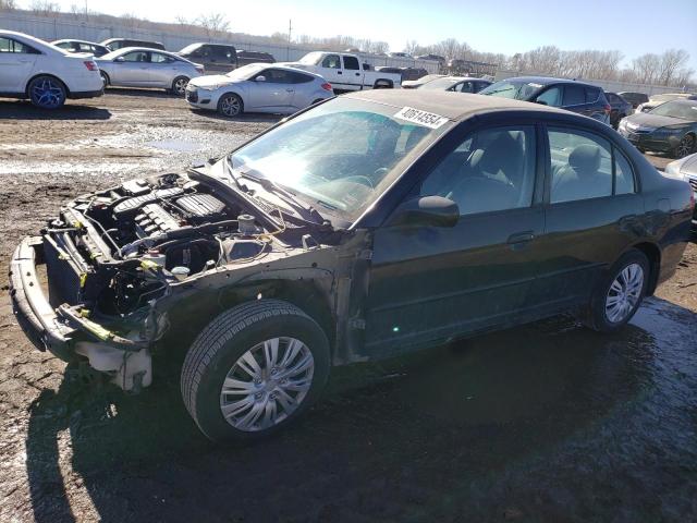 Lot #2454879359 2005 HONDA CIVIC LX salvage car