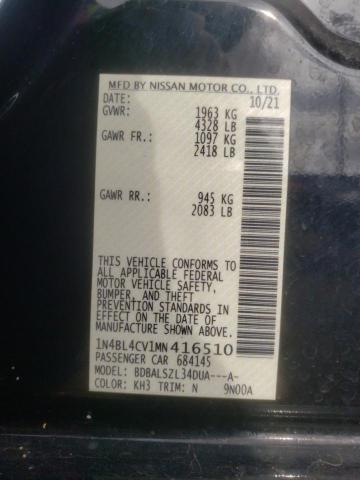 1N4BL4CV1MN416510 Nissan ALTIMA SR