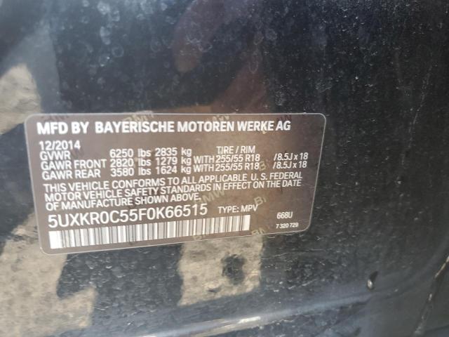 VIN 5UXKR0C55F0K66515 2015 BMW X5, Xdrive35I no.13