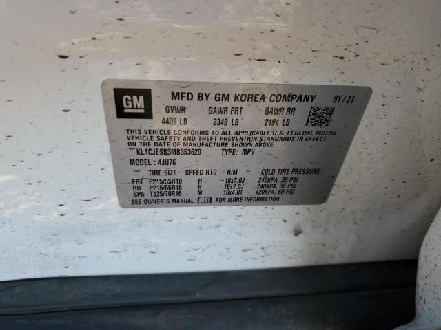 2021 BUICK ENCORE PRE - KL4CJESB3MB353620