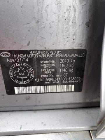 2015 Hyundai Sonata Sport VIN: 5NPE34AF0FH128029 Lot: 40985994