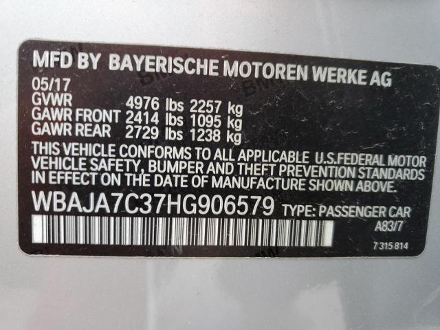 2017 BMW 530 XI - WBAJA7C37HG906579