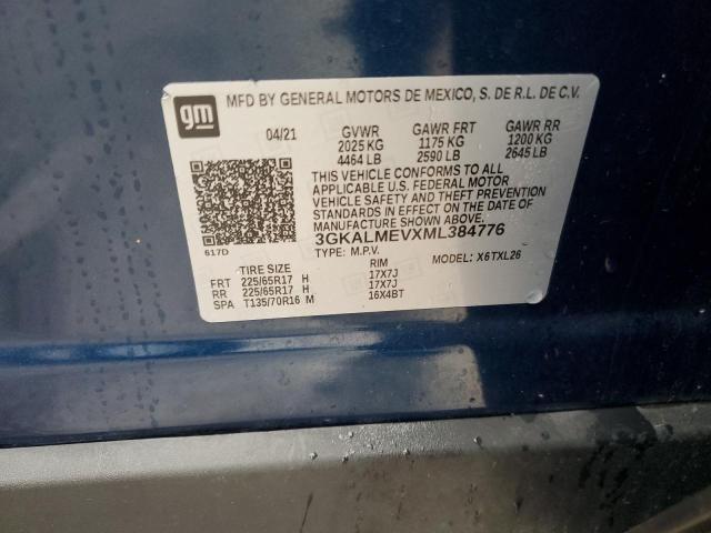 3GKALMEVXML384776 | 2021 GMC TERRAIN SL