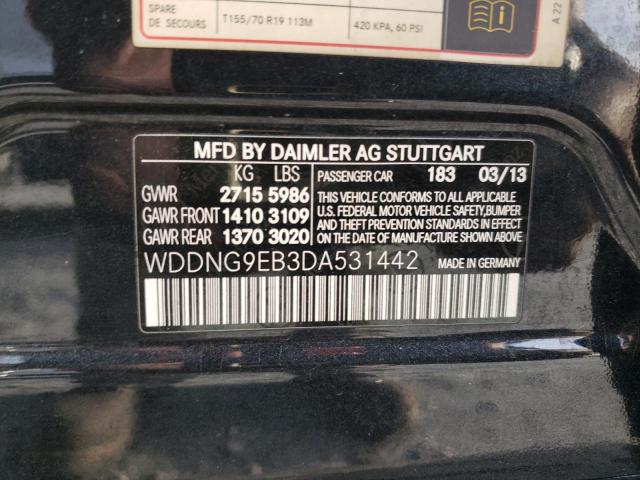 VIN WDDNG9EB3DA531442 2013 Mercedes-Benz S-Class, 5... no.12