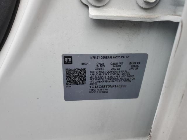 2022 CHEVROLET MALIBU LS - 1G1ZC5ST0NF145233