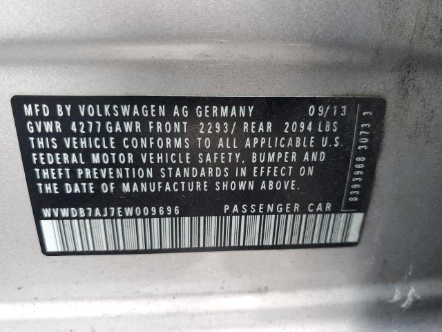 WVWDB7AJ7EW009696 | 2014 VOLKSWAGEN GOLF