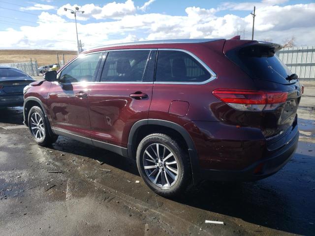 5TDJZRFH9KS737290 | 2019 TOYOTA HIGHLANDER