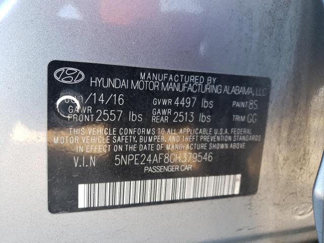 5NPE24AF8GH379546 | 2016 HYUNDAI SONATA SE