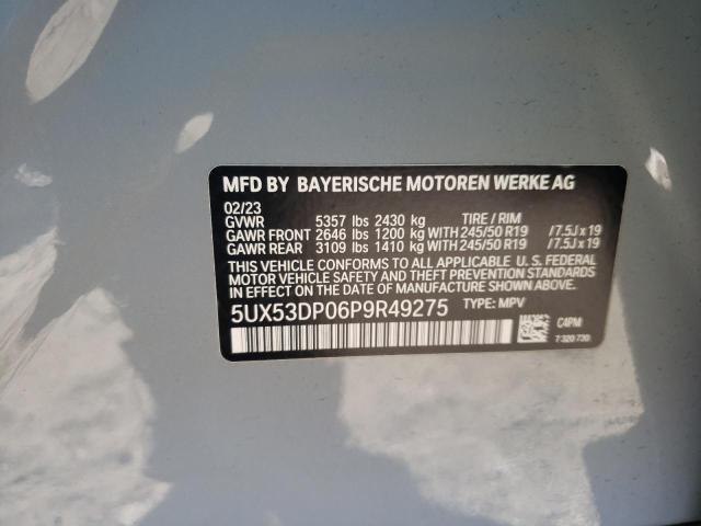 5UX53DP06P9R49275 2023 BMW X3, photo no. 13