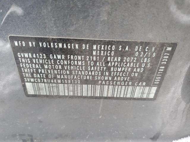 2019 VOLKSWAGEN JETTA S - 3VWCB7BU4KM158130