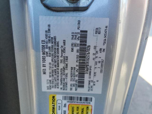 2016 Ford Mustang VIN: 1FA6P8TH1G5267026 Lot: 46979844