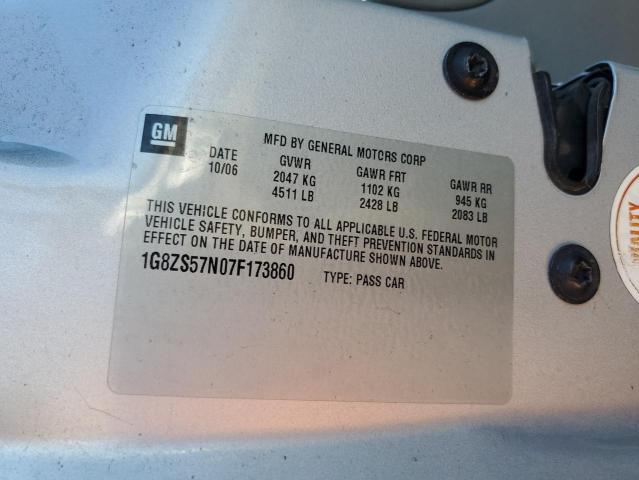 1G8ZS57N07F173860 2007 Saturn Aura Xe