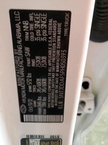 Auction sale of the 2023 HYUNDAI SANTA CRUZ , vin: 5NTJDDAF5PH050393, lot number: 39303744