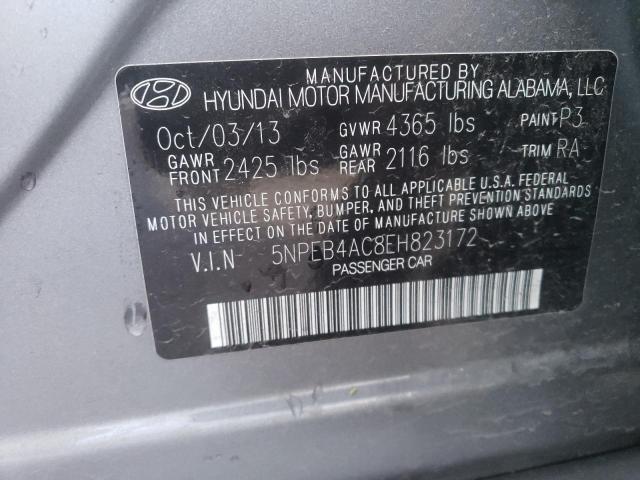 5NPEB4AC8EH823172 | 2014 HYUNDAI SONATA GLS