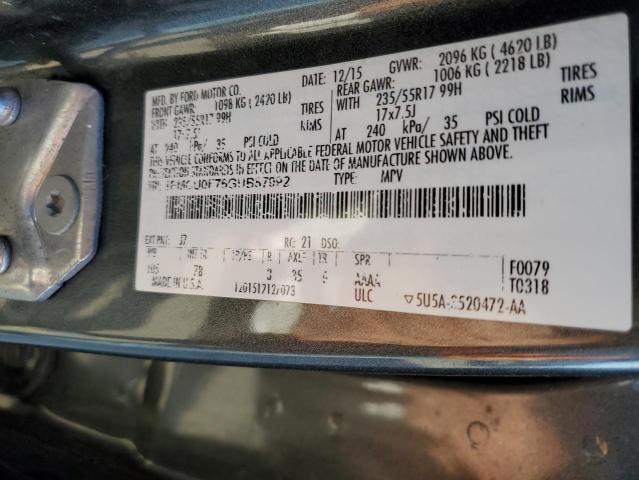 1FMCU0F76GUB87992 | 2016 FORD ESCAPE S