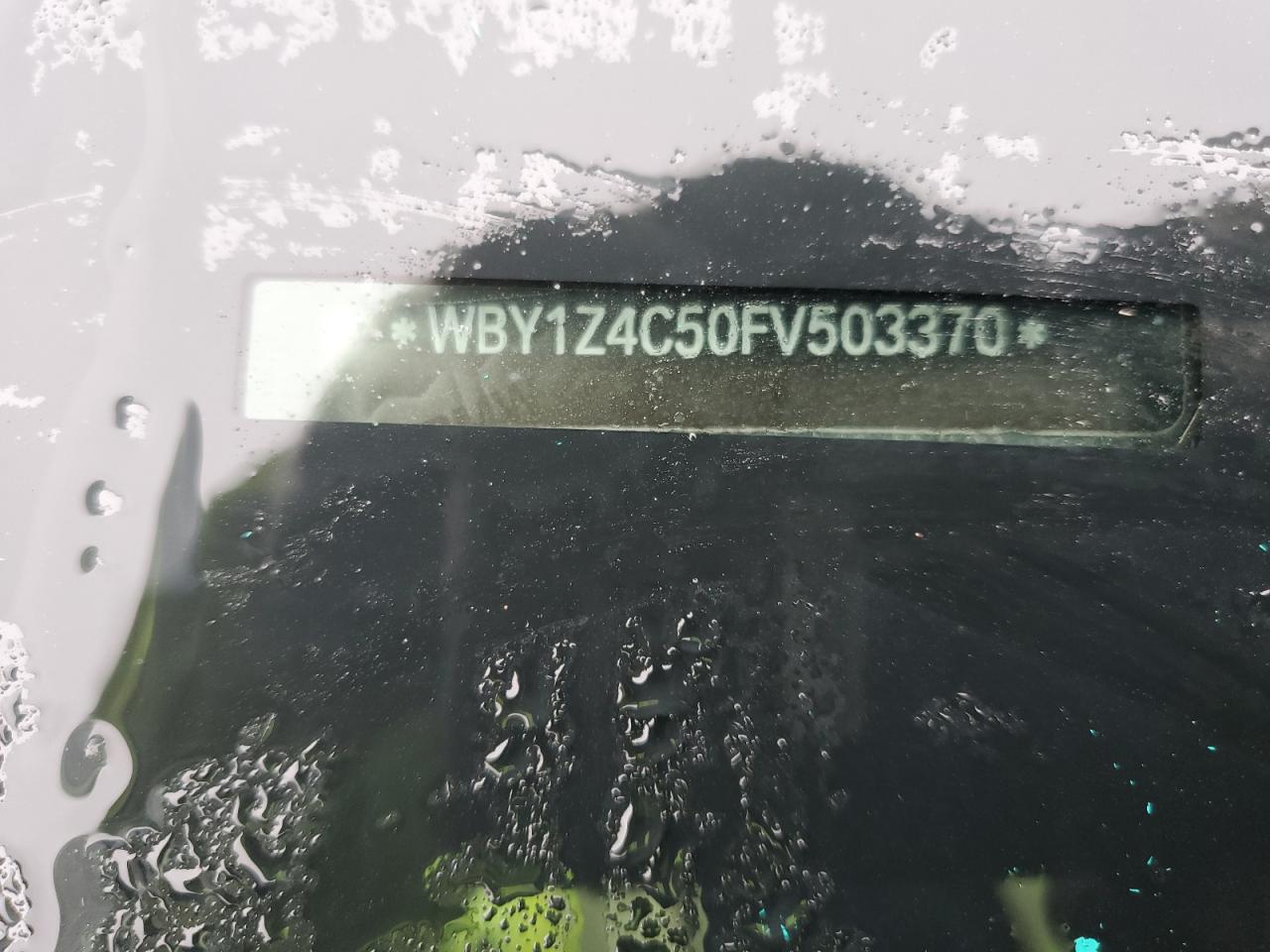 WBY1Z4C50FV503370 2015 BMW I3 Rex