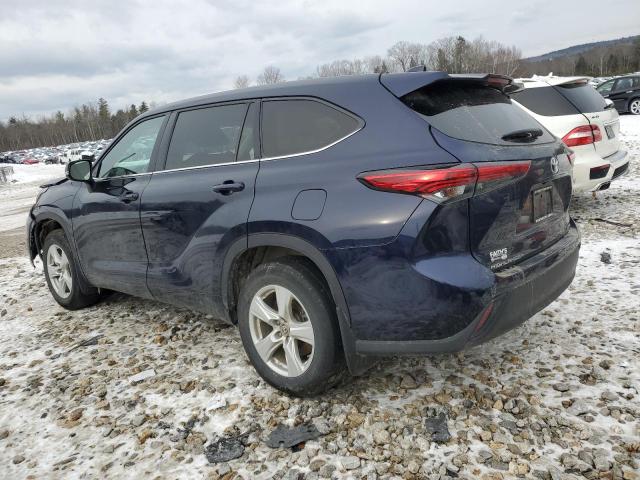  TOYOTA HIGHLANDER 2021 Синий