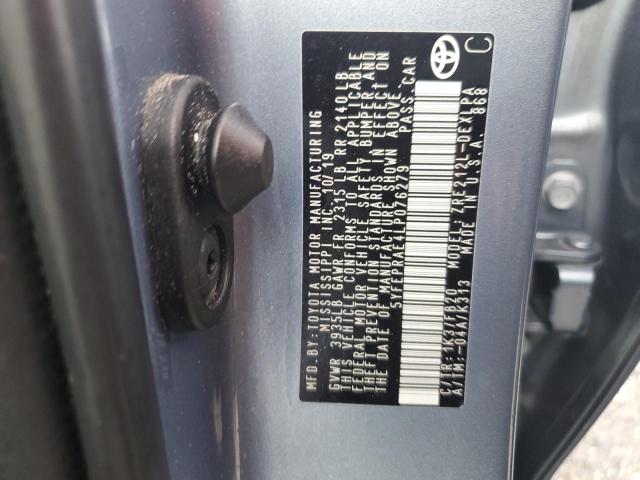 2020 TOYOTA COROLLA LE - 5YFEPRAE4LP076279