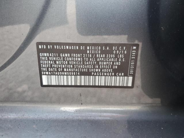 2017 VOLKSWAGEN GOLF SPORT - 3VWA17AU9HM509814