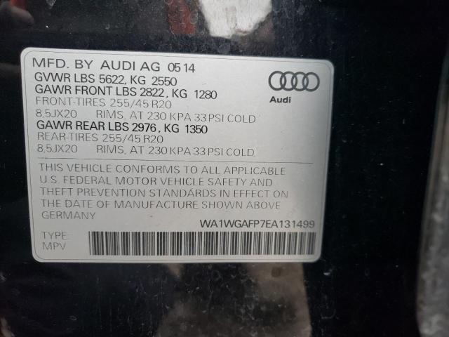 WA1WGAFP7EA131499 | 2014 AUDI Q5 PRESTIG