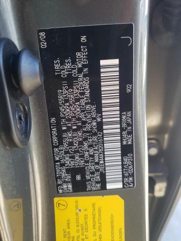 2008 Toyota Highlander Hybrid Limited VIN: JTEEW44A782016142 Lot: 37315004