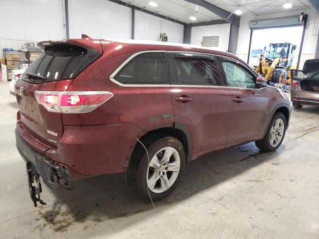 VIN 5TDYKRFH3FS082584 2015 Toyota Highlander, Limited no.3