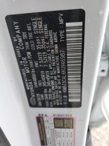 2019 HYUNDAI TUCSON LIM - KM8J3CAL6KU946987