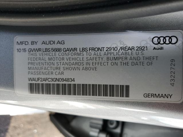 2016 AUDI S6 PREMIUM - WAUF2AFC3GN094834