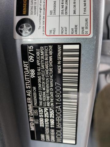 2016 MERCEDES-BENZ CLS 400 4M - WDDLJ6HB0GA168007