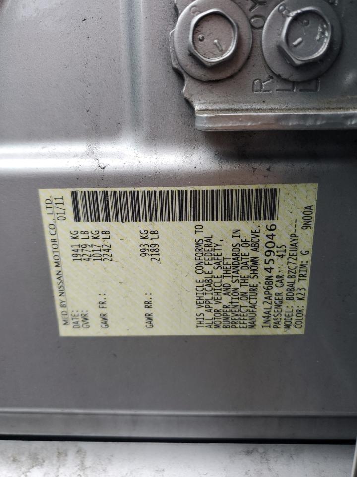 1N4AL2AP6BN459046 2011 Nissan Altima Base