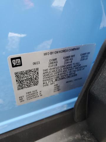 2024 CHEVROLET TRAX 2RS KL77LJE20RC061699