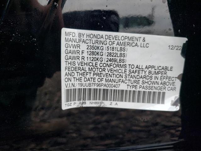 2023 ACURA TLX TYPE S - 19UUB7F96PA000407