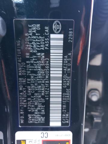2021 TOYOTA AVALON NIG 4T1EZ1FB7MU056943