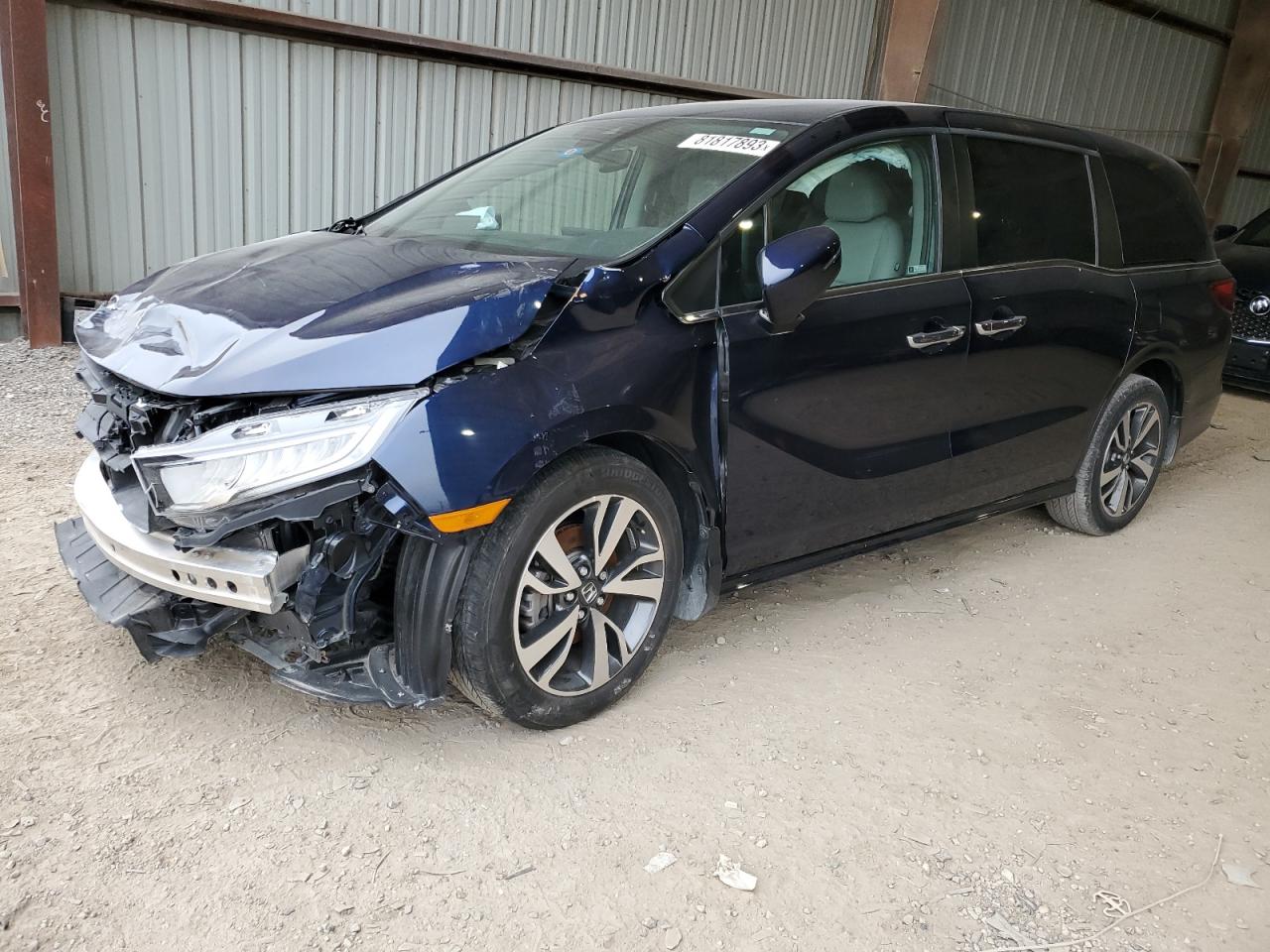 VIN: 5FNRL6H86MB040568 2021 HONDA ODYSSEY