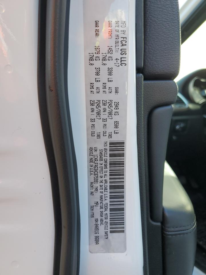 1C4RJFAG3HC875991 2017 Jeep Grand Cherokee Laredo