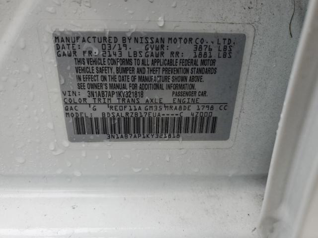 VIN 3FA6P0HD1KR250577 2019 Ford Fusion, SE no.13