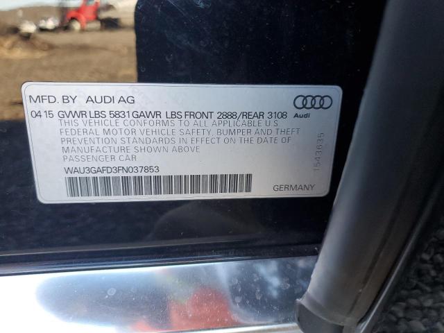 WAU3GAFD3FN037853 | 2015 Audi a8 l quattro