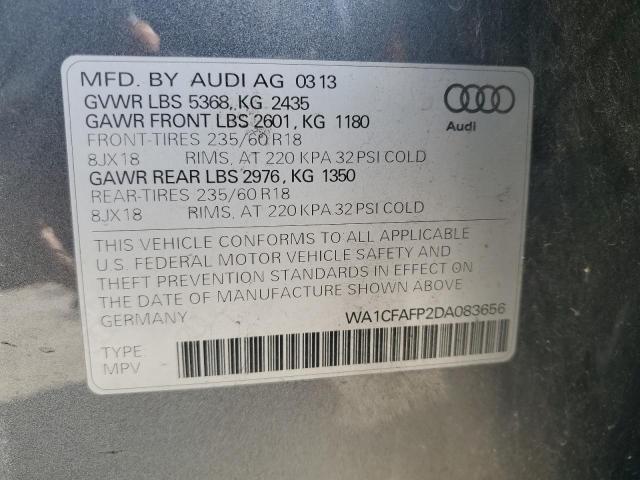 VIN WA1CFAFP2DA083656 2013 Audi Q5, Premium no.13