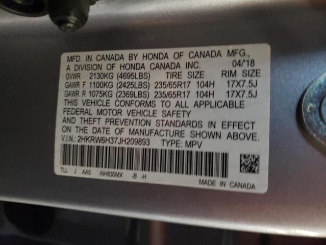 2018 HONDA CR-V LX - 2HKRW6H37JH209893