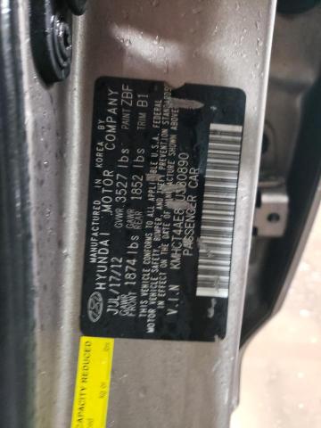 2013 Hyundai Accent Gls VIN: KMHCT4AE8DU330890 Lot: 37053764