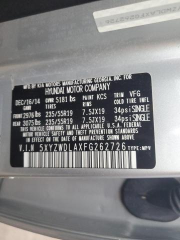 2015 HYUNDAI SANTA FE S - 5XYZWDLAXFG262726