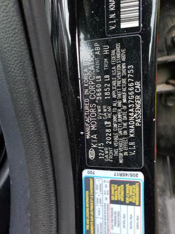 KNADN4A37G6667753 | 2016 KIA RIO EX